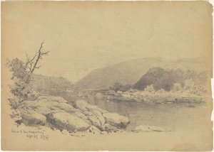Potomac River under Harpers färja