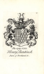 Vapen och vapen av den högra adlige Henry Bentinck av Andrew Johnston