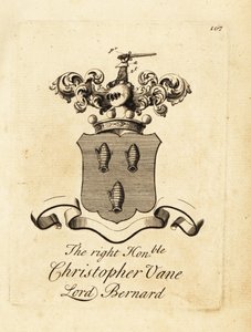Vapensköld av den högra ärade Christopher Vane, Lord Bernard av Andrew Johnston