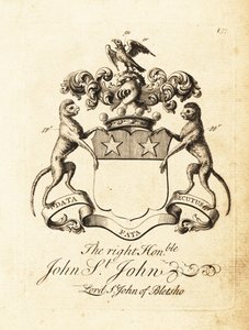 Vapensköld av den högra ärade John St av Andrew Johnston