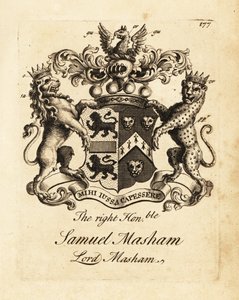 Rättens vapen, ärade Samuel Masham, Lord Masham av Andrew Johnston