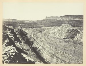 Burning Rock Cut, Green River Valley av Andrew Joseph Russell
