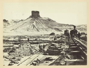 Citadel Rock, Green River Valley av Andrew Joseph Russell