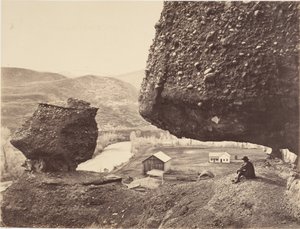 Hanging Rock, vid foten av Echo Canyon av Andrew Joseph Russell
