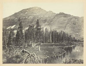 Sjön vid början av Bear River, Uintah Mountain av Andrew Joseph Russell