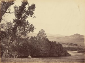 Plåt 20. Laramie-flodens källa,1869 (foto) av Andrew Joseph Russell