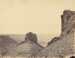 Plåt 23. På bergen vid Green River,1869 (foto) av Andrew Joseph Russell