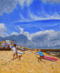 Att fånga bollen, St Ives, 2016, av Andrew Macara