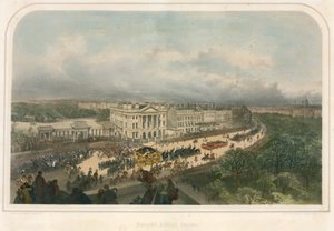 Parad förbi Apsley House, Hyde Park Corner, Piccadilly, London av Andrew Maclure