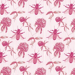 Clover and Honey Bee, 2017, bläck och digital