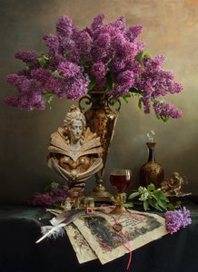 Barocklila och byst av Andrey Morozov