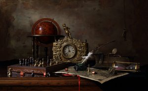 En gammaldags arbetsrum av Andrey Morozov