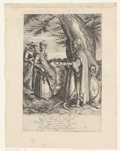 Spåkvinnan av Andries Jacobsz. Stock (possibly)