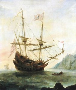 Santa Maria för ankar av Andries van Eertvelt