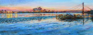 Riverside City Glow av Andrii Kutsachenko