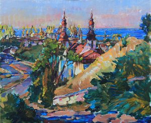 En livfull hamnstad av Andrii Kutsachenko