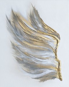 Elegant Gold Wing