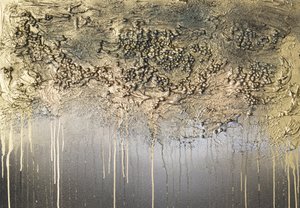 Guldtexturerat flöde