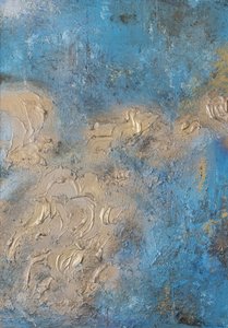 Abstrakt textur i havssand