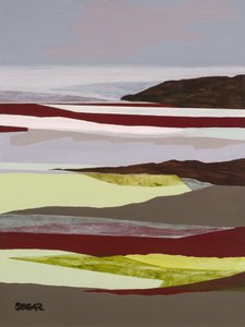 Lugnt abstrakt landskap