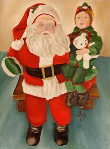 Jultomten och julälven av Angeles M. Pomata