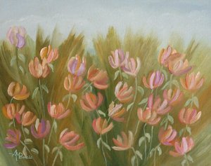 En färgsprakande blomsteräng av Angeles M. Pomata