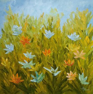 Färgglada ängsblommor av Angeles M. Pomata