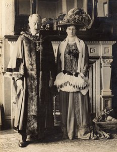 Den nionde hertigen av Devonshire och hertiginnan Evelyn