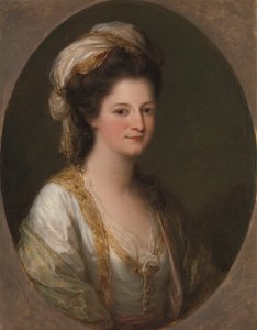 Portrait of a woman, traditionally identified as Lady Hervey av Angelica Kauffmann