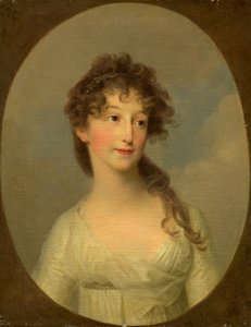 Möjligen Franciska Krasinska, hertiginna av Kurland, ca. 1790.
