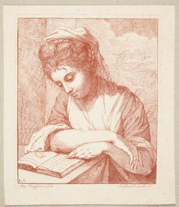 Den läsande tjejen av Angelica Kauffmann