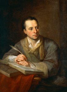 Porträtt av Johann Joachim Winckelmann (Stendal 1717-Trieste 1768), tysk arkeolog och konsthistoriker av Angelica Kauffmann