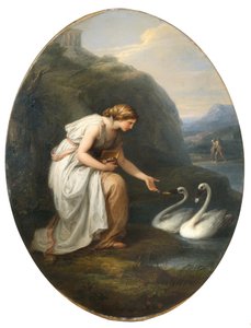 Immortalia - odödlighetens nymf, 1783. av Angelica Kauffmann