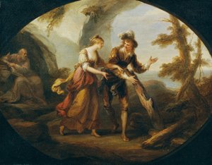 Miranda och Ferdinand av Angelica Kauffmann