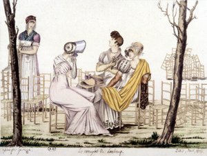 The bored of Lonchamp, mars 1806. Teckning av Garbizza. av Angelo (after) Garbizza