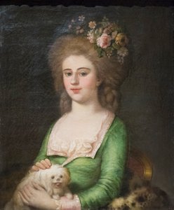 Porträtt av Teresa Campori av Angelo Crescimbeni