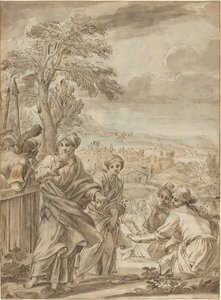 Historisk scen [recto] av Angelo Marullo