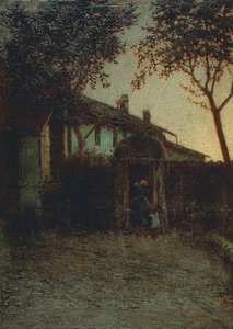 Dawn, av Angelo Morbelli av Angelo Morbelli