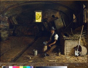 Vedklyven. 1881-84 av Angelo Morbelli