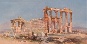 Erechtheion, Aten (färg litho)