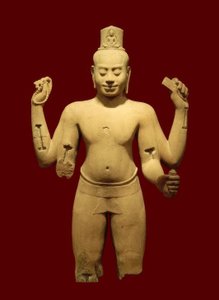 Bodhisattva Lokesvara / Khmer Art av Angkor Thom