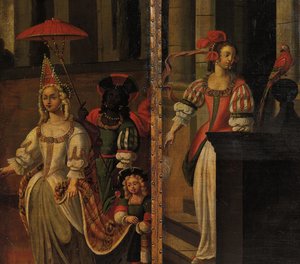 Fyrfaldig dubbelsidig skärm, c.1700