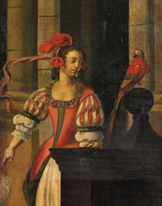 Fyrfaldig dubbelsidig skärm, c.1700