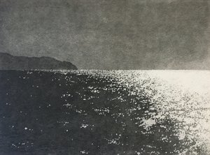 Dancing light, 2021 (akvatint på papper)