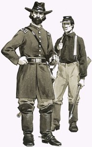 Officer och soldat i USA:s kavalleri av Angus McBride