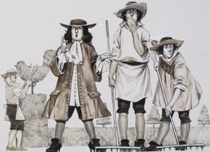 Disciplin (gouache på papper) av Angus McBride