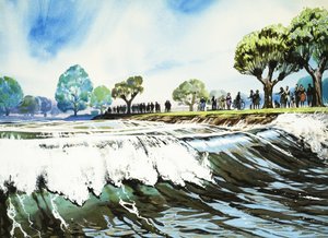 Berömda floder -- The Severn: Borrningen i Severn av Angus McBride