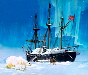Fridtjof Nansen och Fram av Angus McBride