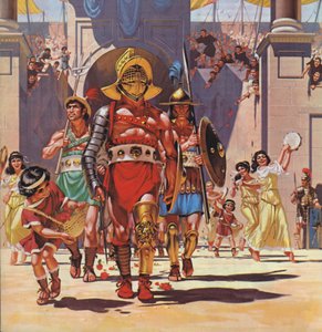 Gladiator (färglitografi)