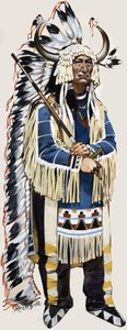 Indianhövding av Angus McBride